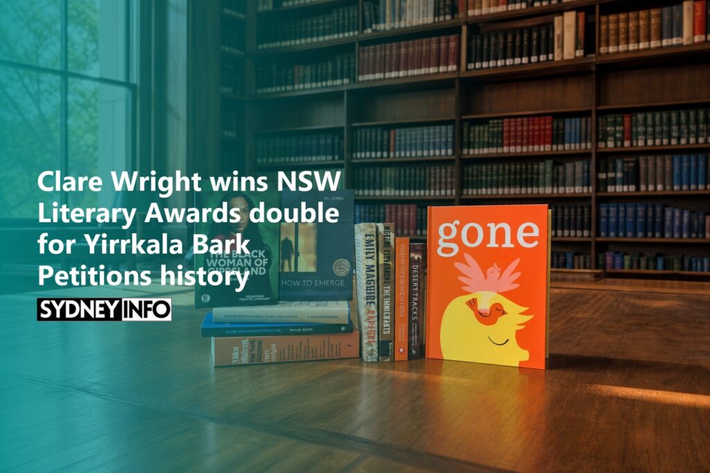 AI Generated - Clare Wright wins NSW Literary Awards double for Yirrkala Bark Petitions history