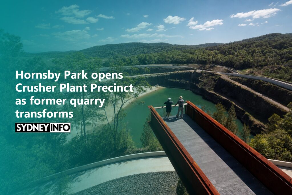 AI Generated - Hornsby Park opens Crusher Plant Precinct as former quarry transforms