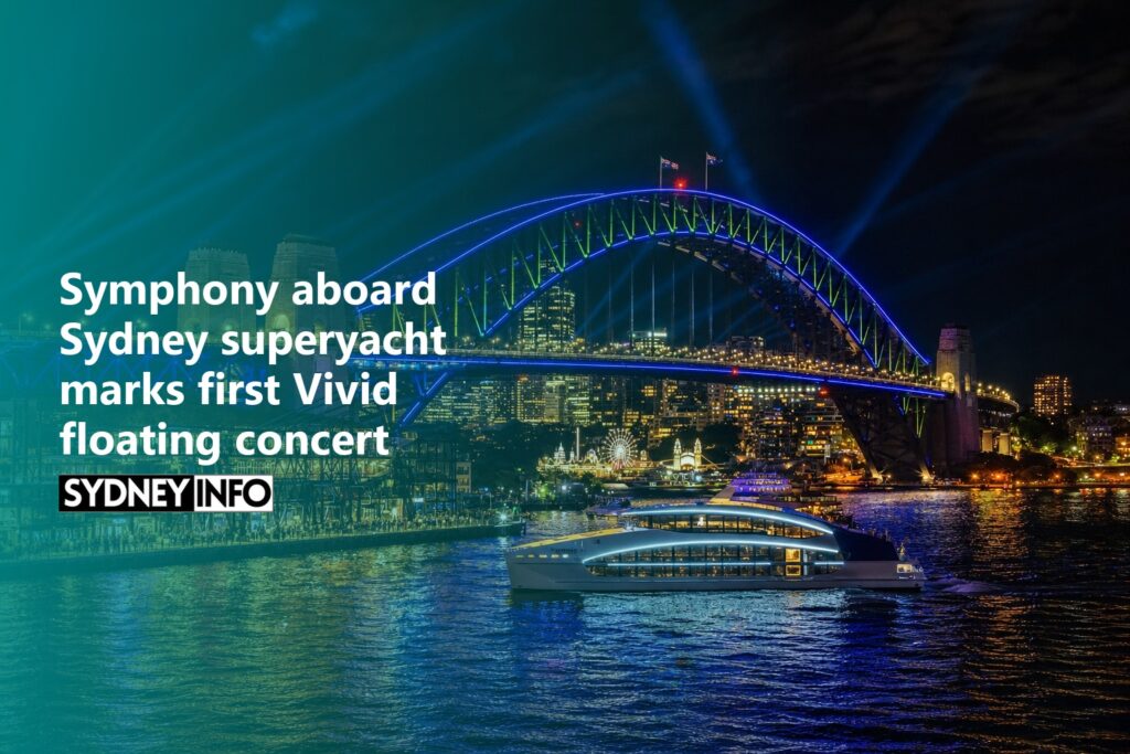 AI Generated - Symphony aboard Sydney superyacht marks first Vivid floating concert