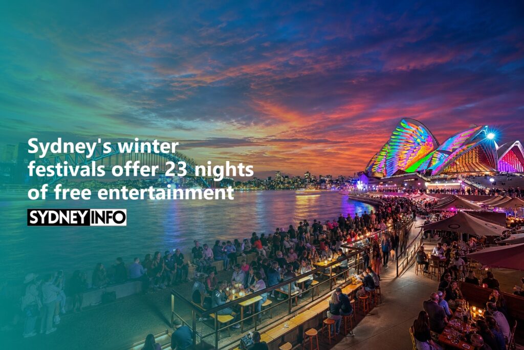 AI Generated - Sydney's winter festivals offer 23 nights of free entertainment