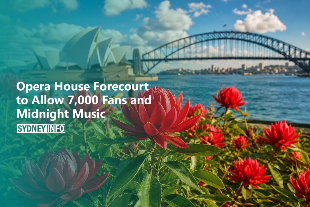 AI Generated - Opera House Forecourt to Allow 7,000 Fans and Midnight Music