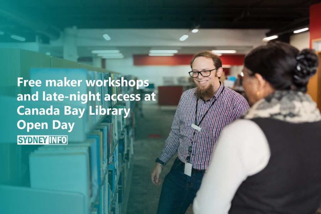 AI Generated - Free maker workshops and late-night access at Canada Bay Library Open Day