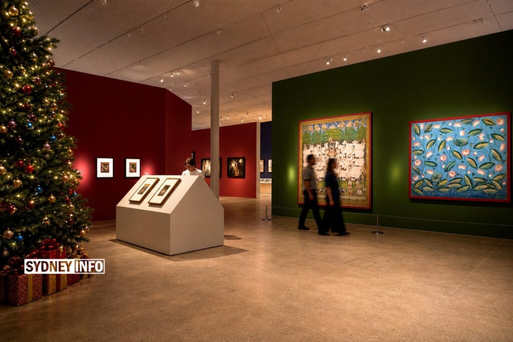 AI Generated - Japanese-language tours of Vishnu exhibition underway at AGNSW