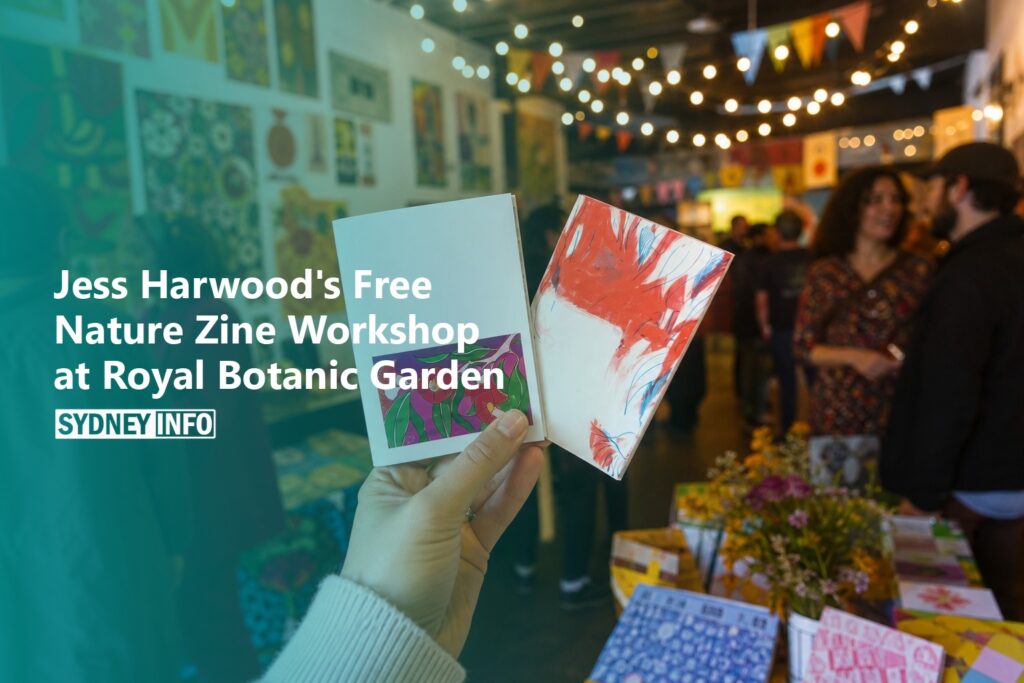 AI Generated - Jess Harwood's Free Nature Zine Workshop at Royal Botanic Garden