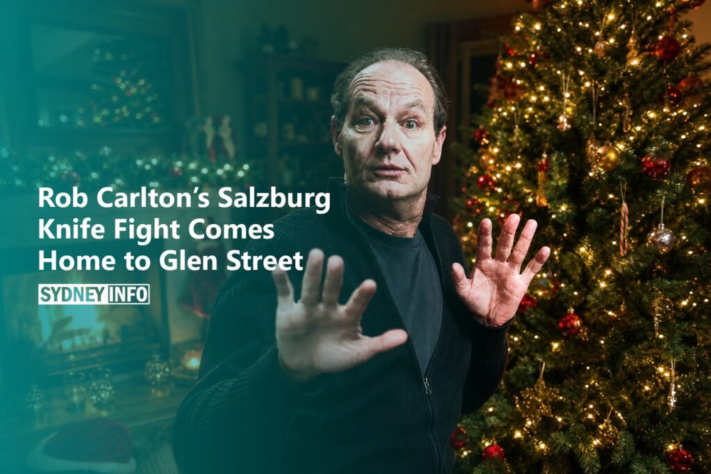 AI Generated - Rob Carlton’s Salzburg Knife Fight Comes Home to Glen Street