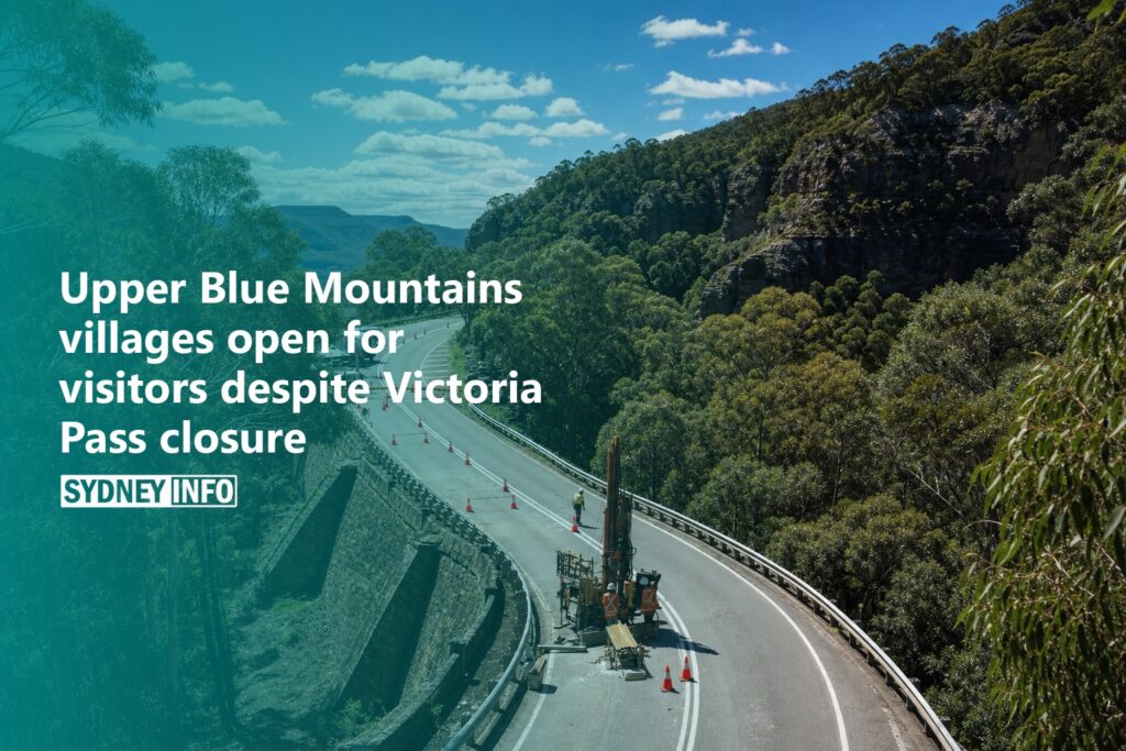 AI Generated - Upper Blue Mountains villages open for visitors despite Victoria Pass closure